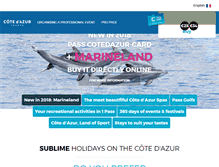 Tablet Screenshot of frenchriviera-tourism.com